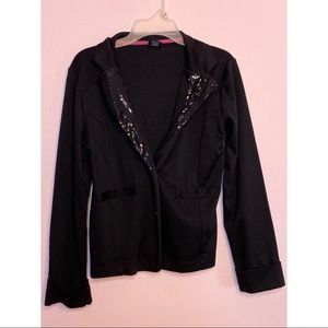 Black sequin blazer